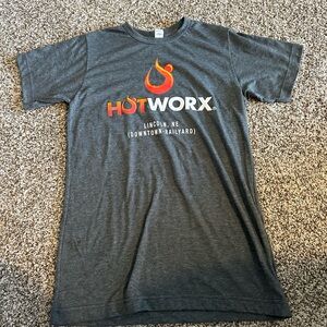 Tultex Gray Short Sleeve Tee with Logo